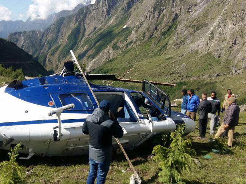 Chopper crash, Helicopter, Pilot killed, Engineer killed, Badrinath, DGCA, Haridwar, Uttarakhand, Regional news