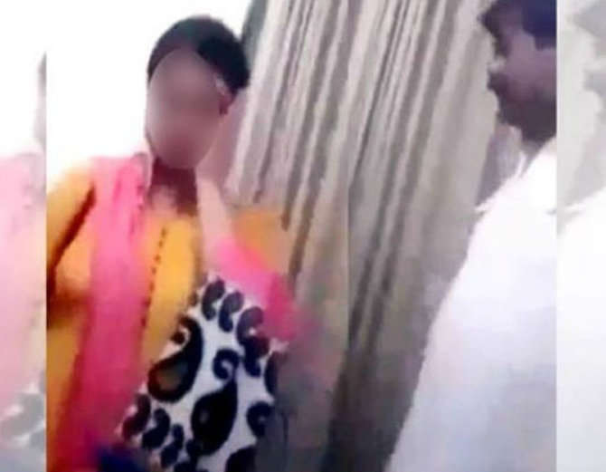 BJP leader, Kamal Dutt Sharma, slapping woman, Video of BJP leader, Mystery woman, Regional news