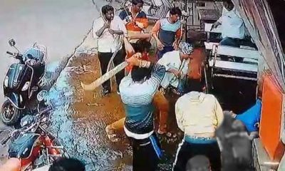 Mumbai, Maharashtra, man struck by sword, CCTV Footage