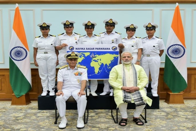 Women Officer, Indian Navy, Women Navy officer, Women officers on sea expedition, Narendra Modi, Sagar Parikrama