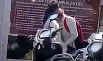 Smooching video of boy and girl, Kissing video of girl and boy, MMS of girl and boy, National PG Collage, Lucknow, Uttar Pradesh, Regional news, Crime news