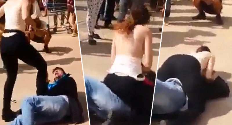 Woman takes off top, Woman rubs breast on man face, Brazilian woman, Brazil, World news, Weird news, Off beat news