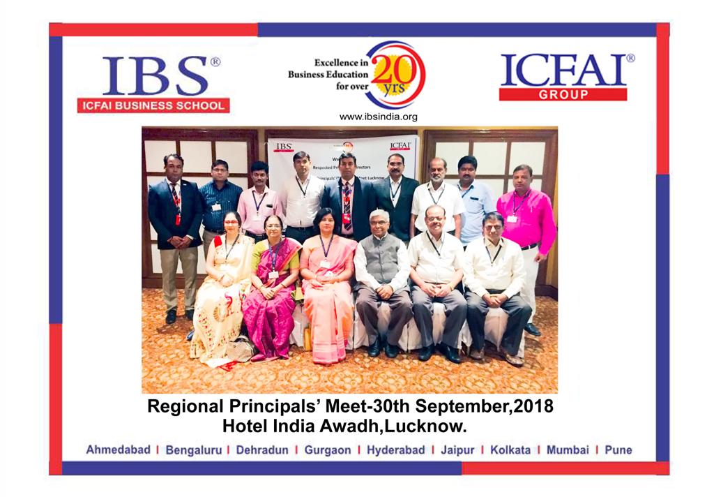 IBS, International Business School, Principal Meet Program, ICFAI Business School, Effective Learning Through Fusion Roll of Academic Leaders, Lucknow, Uttar Pradesh, Education news