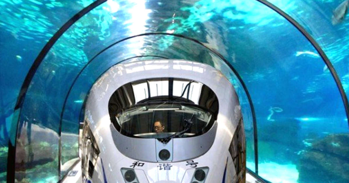 China, Undersea tunnel, High speed trains, International rail link, Hong Kong, World news