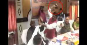 BJP MP beats MLA, BJP MP beats Party MLA, Sant Kabir Nagar, Uttar Pradesh news, Regional news, Politics news