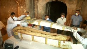 Ancient sarcophagus, Egyptian sarcophagus, Egyptian coffin, Box like stone coffin, Discovery TV, Discovery Channel, Mysterious mummy, Weird news, Offbeat news