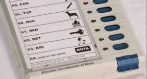 Indian voters, Electronic voting machine, EVM, None of The Above, NOTA, Lok Sabha polls, Lok Sabha elections, National news