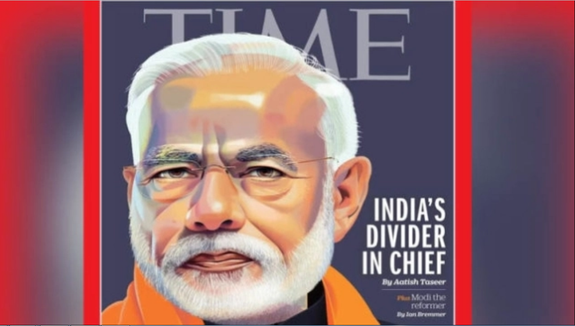 Narendra Modi, Indian Prime Minister, Time, American news magazine, Hindus and Muslims, National news