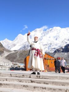 PM modi in Kedarnath Dham
