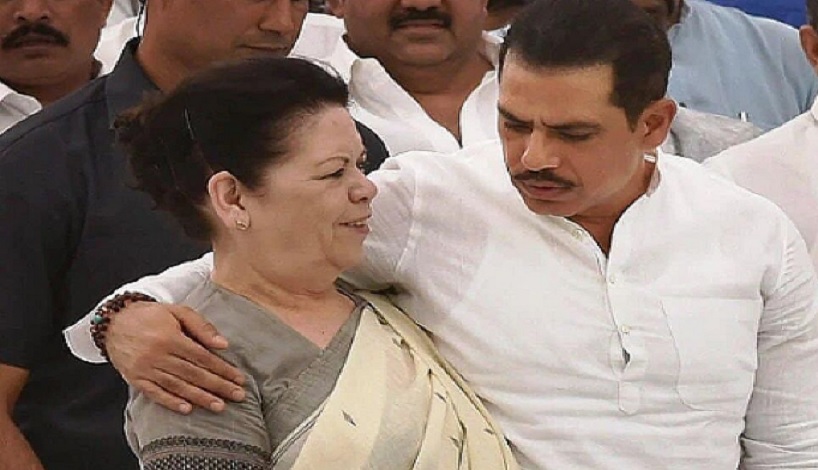 Robert Vadra and his mother