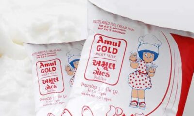 Amul increased the price of milk from 03 to 05 rupees