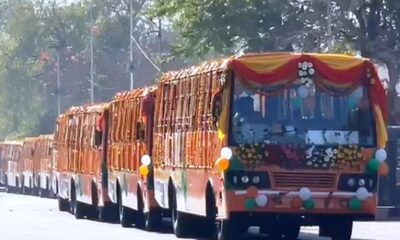 State got gift of Rajdhani Express buses