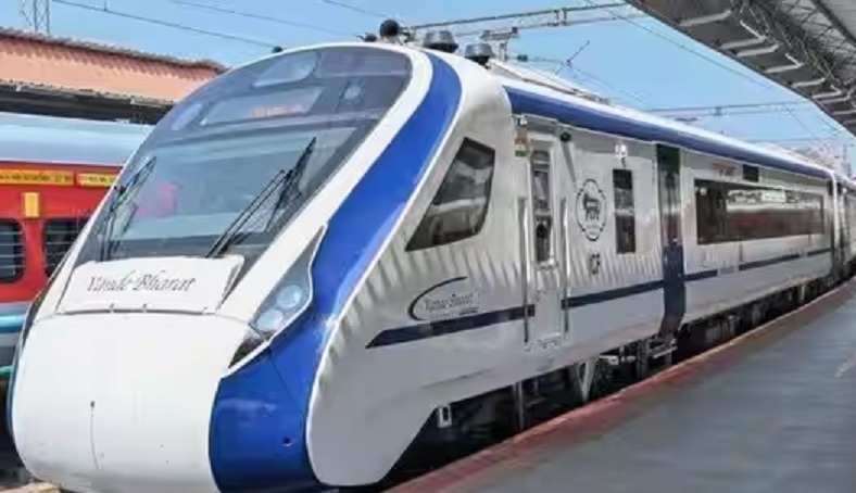 Vande Bharat train on Mumbai-Goa route