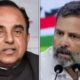 Subramanian Swamy opposes issuing passport to Rahul Gandhi for 10 years