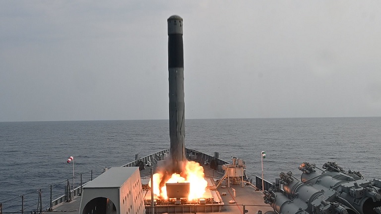 Successful test of BrahMos missile from INS Mormugao