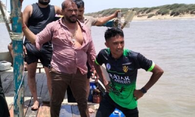 BJP MLA jumped into the sea