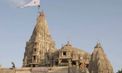 The doors of the closed Dwarkadhish temple reopened in Gujarat