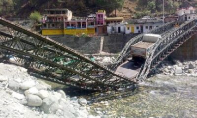 Bridge being built in Badrinath Dham damaged