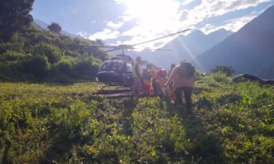 Rescue started by helicopter in Madmaheshwar Uttarakhand