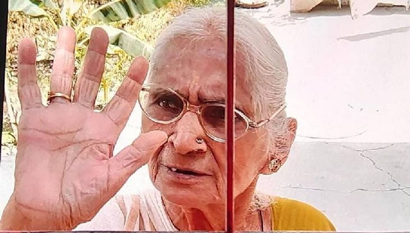 90 year old woman murdered by slitting her throat at home in Lucknow