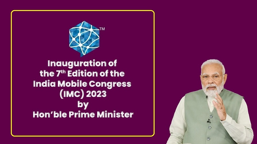PM Modi inaugurates Asia biggest tech event IMC 2023