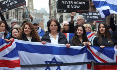 March against antiSemitism on the streets of London