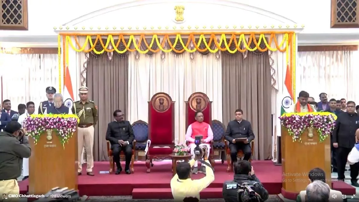 Chhattisgarh Cabinet Oath 