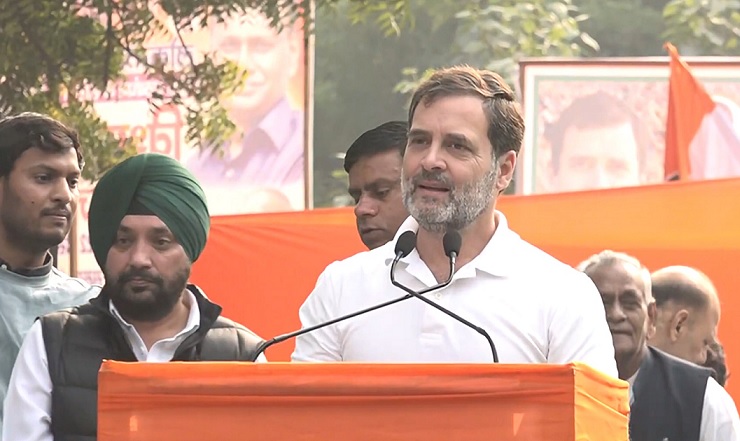 Rahul Gandhi attack on the central government on jantar mantar today
