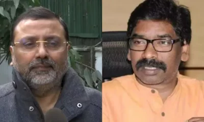 BJP MP Nishikant Dubey claims - Arvind Kejriwal helped in driving away CM Hemant Soren