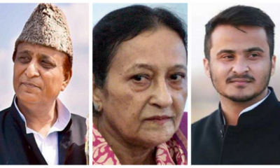 Azam Khan both sons and wife